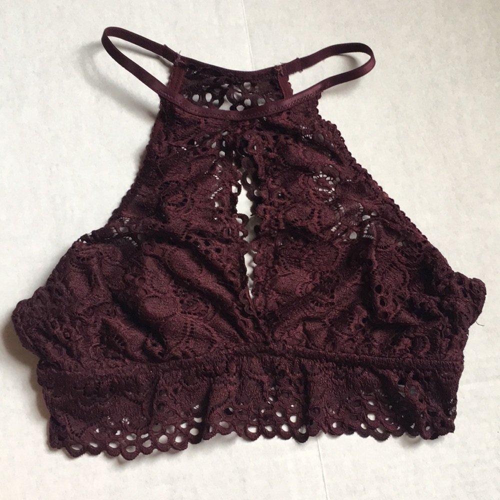 SALE!!! Aerie Lace High Neck Racerback Bralette
